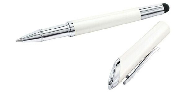 Swarovski 5224381 Crystal Starlight Stylus Ballpoint Pen White For Sale