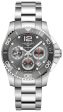 Longines HydroConquest Automatic Chronograph Stainless Steel Gray Dial Date Divers Mens Watch L3.783.4.76.6 For Discount