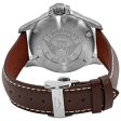 Longines Conquest V.H.P. Stainless Steel Silver Dial Brown Leather Strap Perpetual Calendar Date Quartz Mens Watch L3.716.4.76.5 For Discount