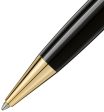 Montblanc Meisterstuck Gold-Coated Black Resin Classique Ballpoint Pen 10883 Cheap