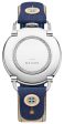 Baume & Mercier Baume Stainless Steel Blue Dial Blue Cotton Strap Date Quartz Mens Watch M0A10601 Hot on Sale