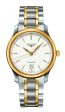 Longines Master Collection Automatic 18k Yellow Gold and Steel White Dial Date Mens Watch L2.628.5.12.7 Online now