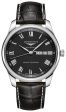 Longines Master Collection Automatic Stainless Steel Black Dial Black Leather Strap Date Month Mens Watch L2.920.4.51.7 Sale