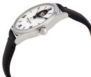 Frederique Constant Classics Heart Beat Automatic Silver Dial Black Leather Strap Mens Watch FC-310MS5B6 on Sale