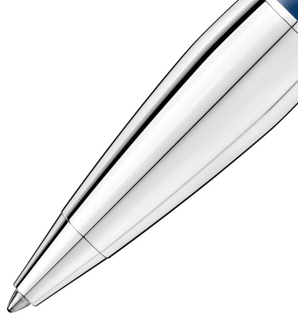 Montblanc StarWalker Blue Planet Metal Doue Ballpoint Pen 125288 Discount