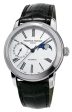 Frederique Constant Classic Moonphase Manufacture Automatic Silver Dial Black Leather Strap Mens Watch FC-712MS4H6 Cheap