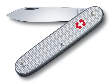 Victorinox Swiss Army 1 Alox Silver Medium Pocket Knife with Large Blade 0.8000.26 on Sale