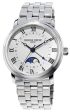 Frederique Constant Classics Automatic Moonphase Date Stainless Steel Mens Watch FC-330MC4P6B Sale