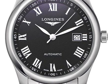 Longines Master Collection Automatic Stainless Steel Black Dial Date Mens Watch L2.793.4.51.6 Discount