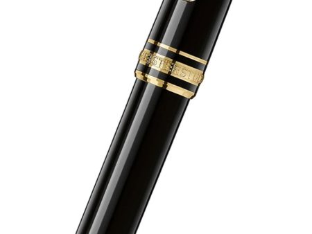 Montblanc Meisterstuck Gold-Coated Black Resin Classique Ballpoint Pen 10883 Cheap