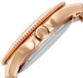 Fossil Retro Traveller Rose Gold-Tone Stainless Steel Rose Gold Dial Date Crystals Quartz Womens Watch AM4454 For Cheap