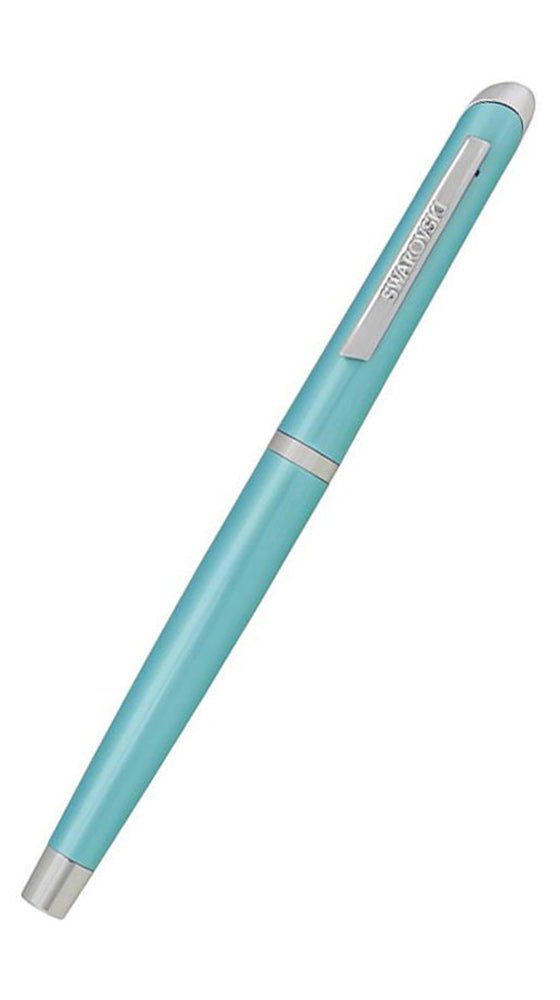 Swarovski 5281125 Crystal Starlight Rollerball Pen Light Blue Supply