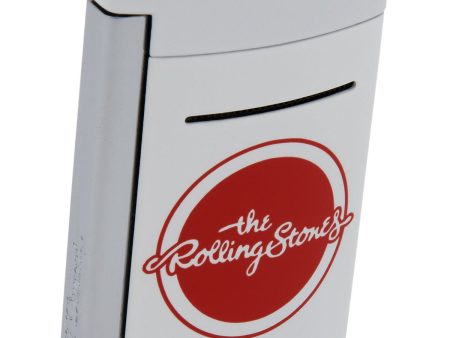 S.T. Dupont Rolling Stones White MiniJet Lighter Limited Edition Tongue And Lips 010109RS For Sale