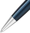 Montblanc Meisterstuck Solitaire Doue Blue Hour Classique Ballpoint Pen 112895 For Cheap