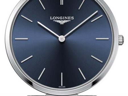 Longines La Grand Classique Stainless Steel Blue Dial Quartz Unisex Watch L4.755.4.95.6 Online Sale