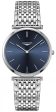 Longines La Grand Classique Stainless Steel Blue Dial Quartz Unisex Watch L4.755.4.95.6 Online Sale