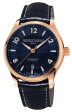 Limited Edition Frederique Constant Runabout Rose Gold Tone Steel Automatic Blue Dial Blue Leather Strap Mens Watch FC-303RMN5B4 Sale