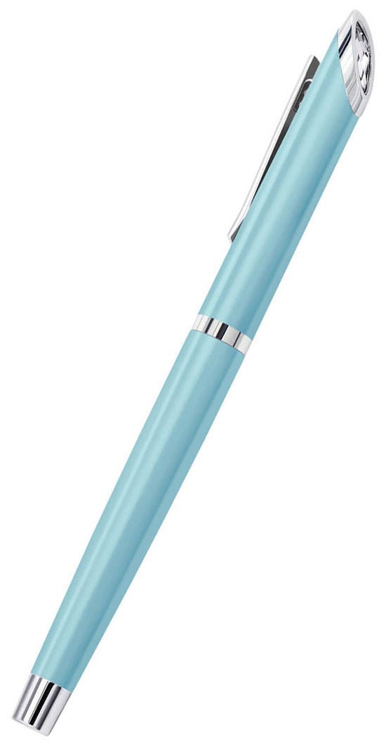 Swarovski 5281125 Crystal Starlight Rollerball Pen Light Blue Supply