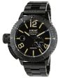 U-Boat Sommerso Automatic Black DLC Steel Black Dial Date Divers Mens Watch 9015 MT Online Sale